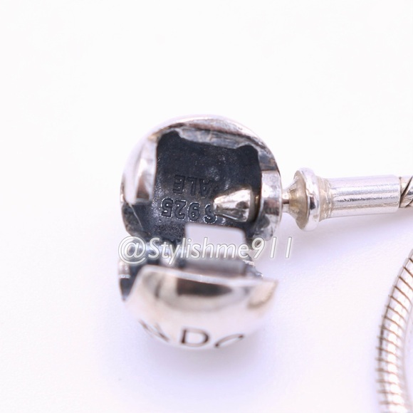 Authentic PANDORA Sterling Silver ESSENCE Bracelet with Pandora Clasp - Picture 6 of 9